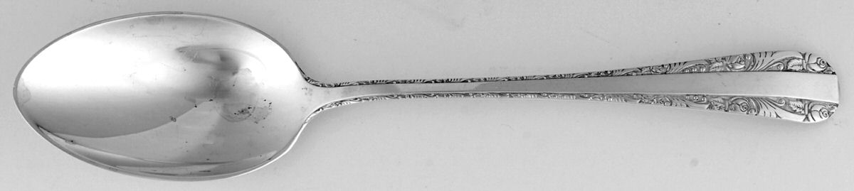 Rose Bower (Sterling, No Monograms) Place/Oval Soup Spoon by Birks Silver-1