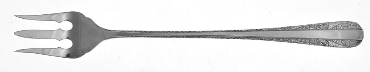 Rose Bower (Sterling, No Monograms) Cocktail/Seafood Fork by Birks Silver-1