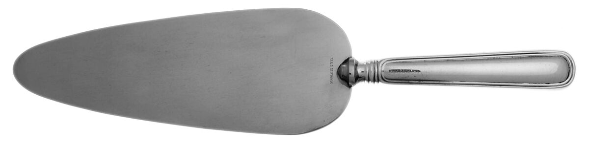 Saxon (Sterling, 1914, No Monograms) Pie Server with Stainless Blade by Birks Silver-1