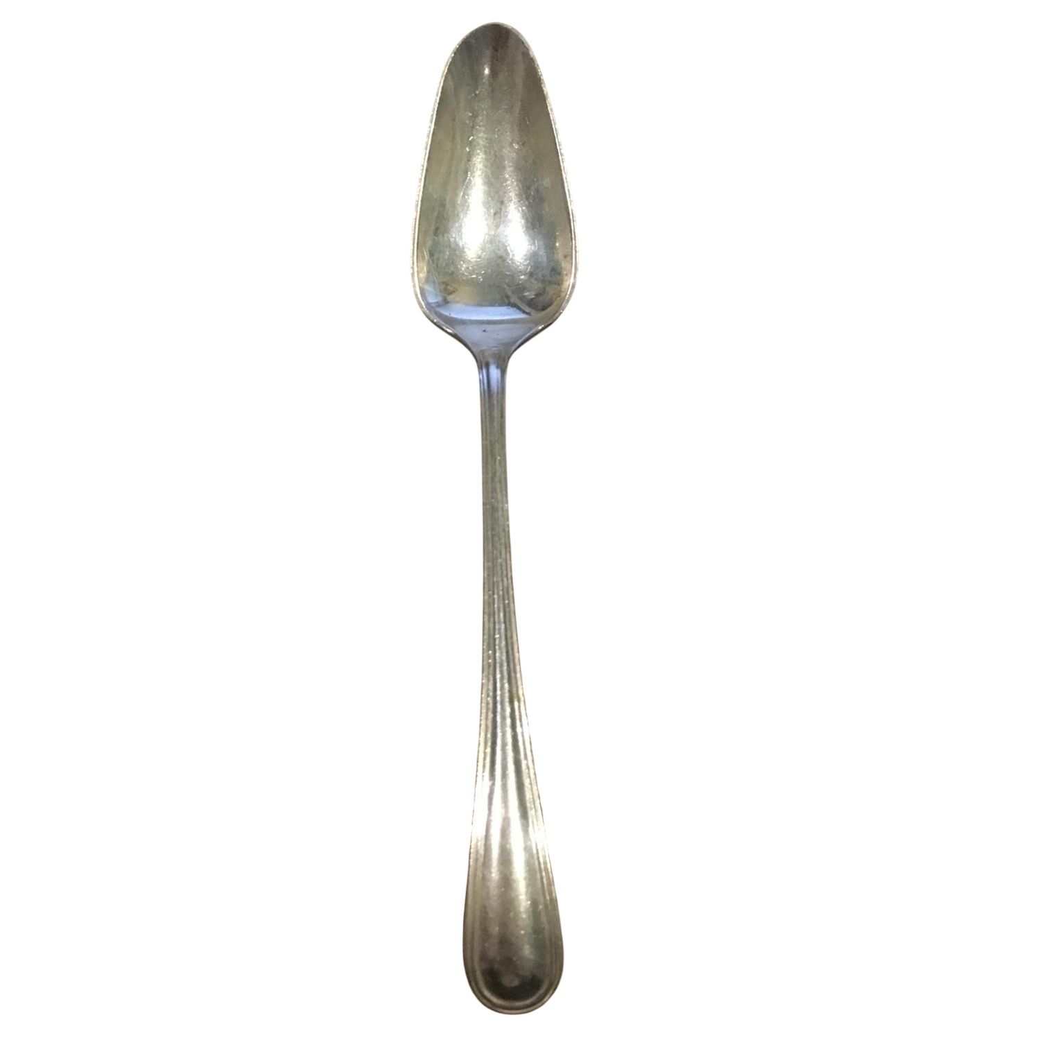 Saxon (Sterling, 1914, No Monograms) Fruit/Orange Spoon by Birks Silver-1