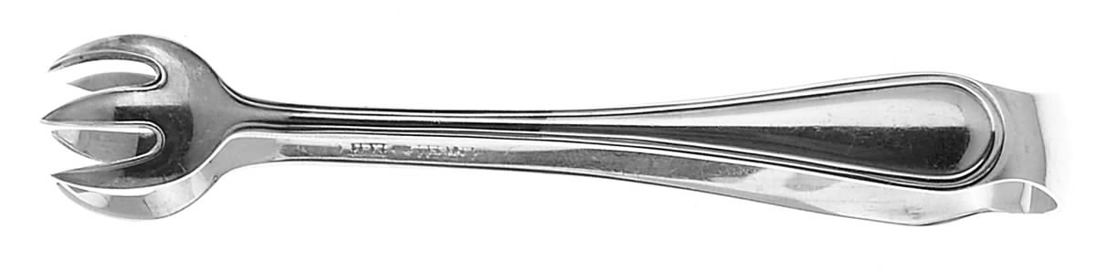 Saxon (Sterling, 1914, No Monograms) Small Sugar Tongs by Birks Silver-1
