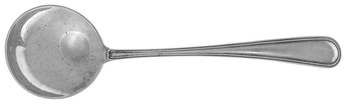 Saxon (Sterling, 1914, No Monograms) Solid Piece Cream Ladle by Birks Silver-1