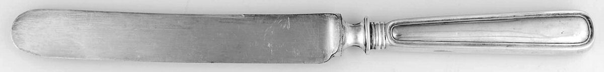 Saxon (Sterling, 1914, No Monograms) Old French Hollow Knife with Bolster by Birks Silver-1