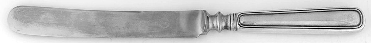 Saxon (Sterling, 1914, No Monograms) Old French Hollow Knife with Bolster by Birks Silver-1