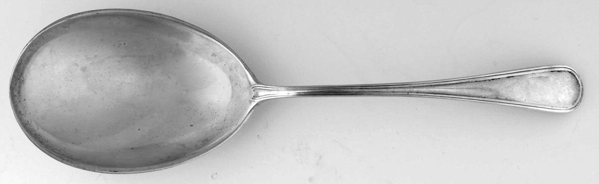 Saxon (Sterling, 1914, No Monograms) Preserve Spoon by Birks Silver-1