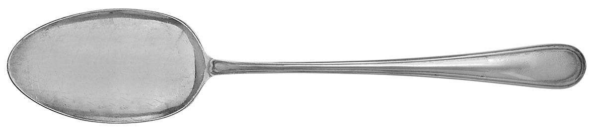 Saxon (Sterling, 1914, No Monograms) Tablespoon (Serving Spoon) by Birks Silver-1