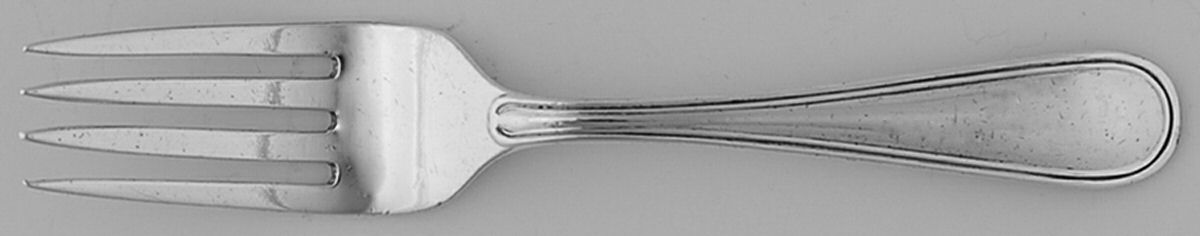 Saxon (Sterling, 1914, No Monograms) Baby Fork by Birks Silver-1