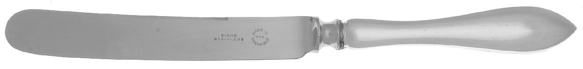 Tudor Plain (Sterling) Old French Hollow Knife with Bolster by Birks Silver-1