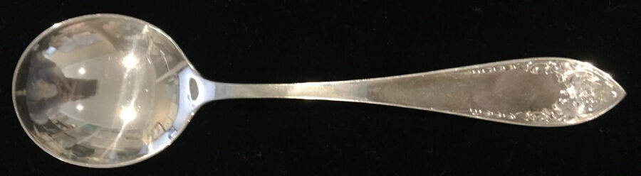 Tudor Royal (Sterling) Round Bowl Soup Spoon (Gumbo) by Birks Silver-1