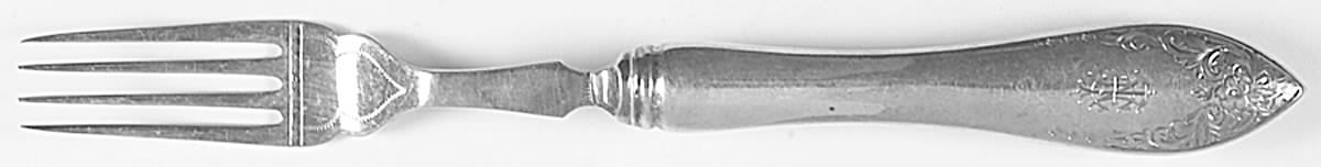 Tudor Royal (Sterling) Individual Fruit Fork with Silverplate Tines by Birks Silver-1