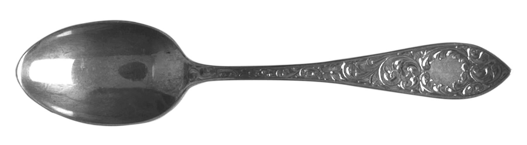 Tudor Scroll (Sterling, 1914, No Monograms) Five O'Clock Teaspoon by Birks Silver-1