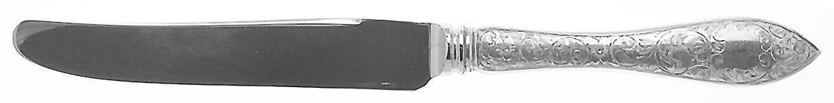 Tudor Scroll (Sterling, 1914, No Monograms) New French Hollow Knife by Birks Silver-1