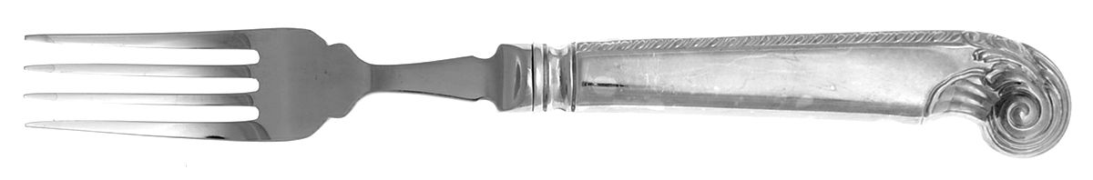 Windsor (Silverplate) Individual Hollow Pistol Fish Fork (Stainless) by Birks Silver-1
