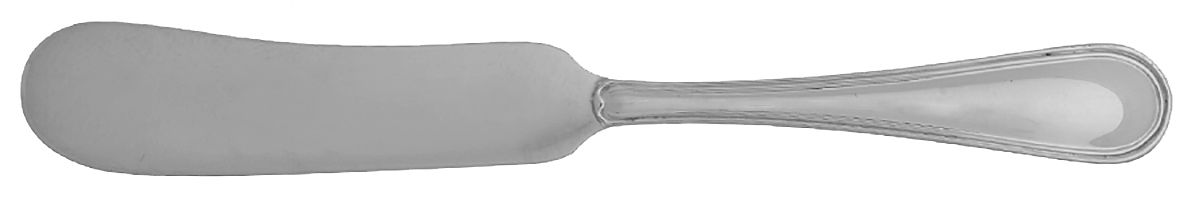 York (Silverplate, No Monograms) Small Flat Handled Butter Spreader by Birks Silver-1