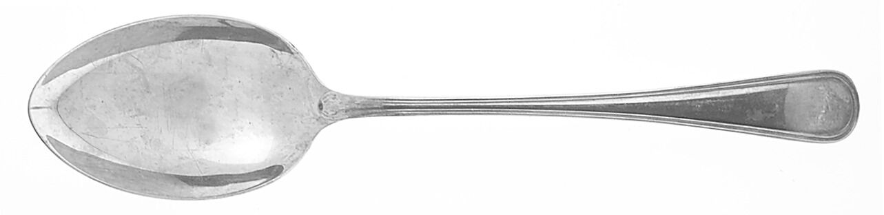 York (Silverplate, No Monograms) Tablespoon (Serving Spoon) by Birks Silver-1