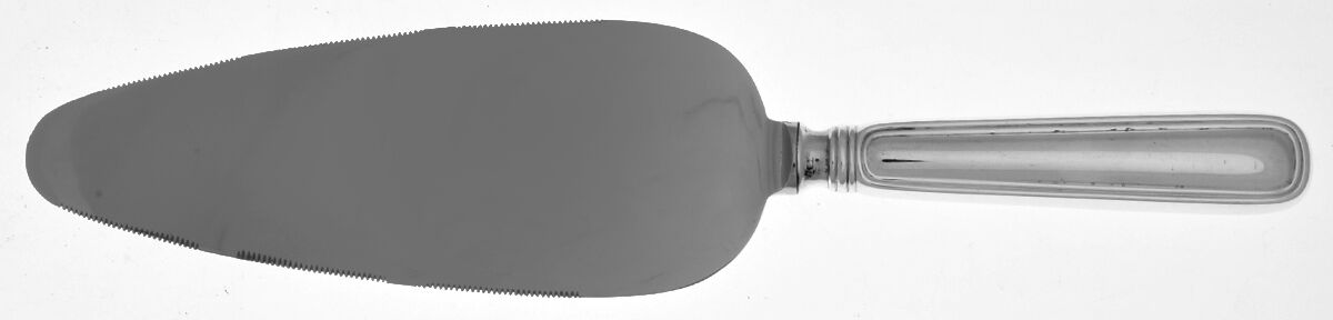 York (Silverplate, No Monograms) Pie Server with Stainless Blade by Birks Silver-1
