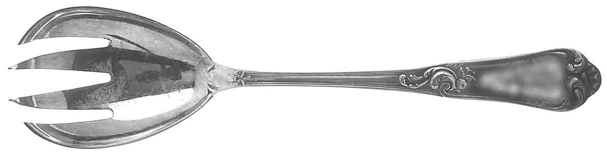 BMN2 (STERLING) Solid Serving Fork by Bruckmann & Sohne-1