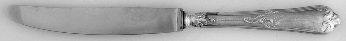 BMN2 (STERLING) Dessert Knife with Stainless Blade by Bruckmann & Sohne-1
