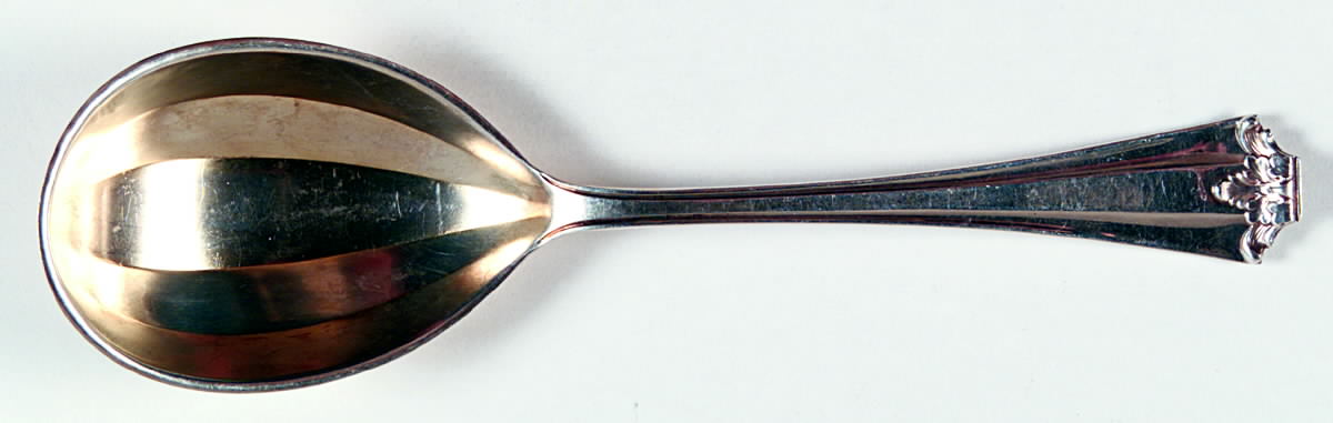 NO 1 (Sterling, 1914) Preserve Spoon by Baker Manchester-1