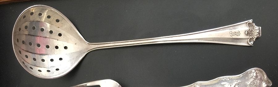 NO 1 (Sterling, 1914) Large Sugar Sifter by Baker Manchester-1