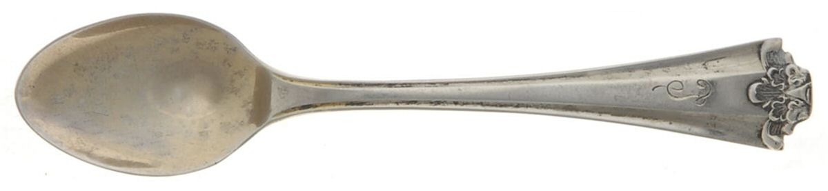NO 1 (Sterling, 1914) Demitasse Spoon by Baker Manchester-1
