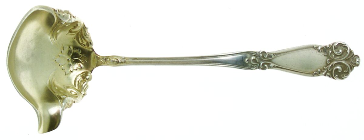 BMS1 (STERLING) Solid Piece Cream Ladle by Baker Manchester-1