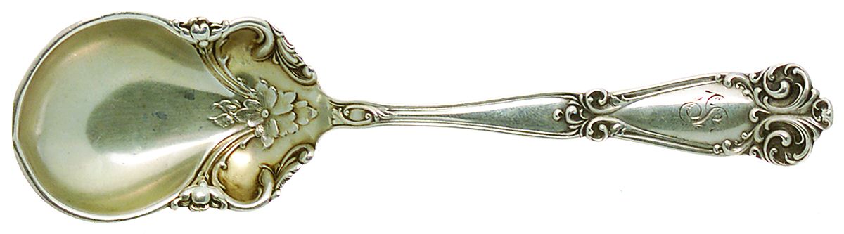 BMS1 (STERLING) Sugar Spoon by Baker Manchester-1