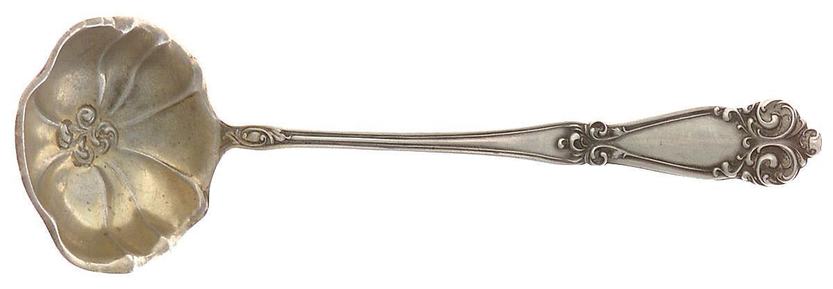 BMS1 (STERLING) Solid Piece Cream Ladle by Baker Manchester-1
