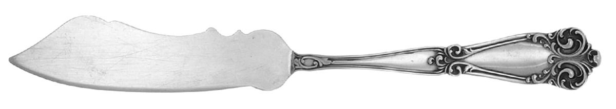 BMS1 (STERLING) Flat Handle Master Butter Knife by Baker Manchester-1