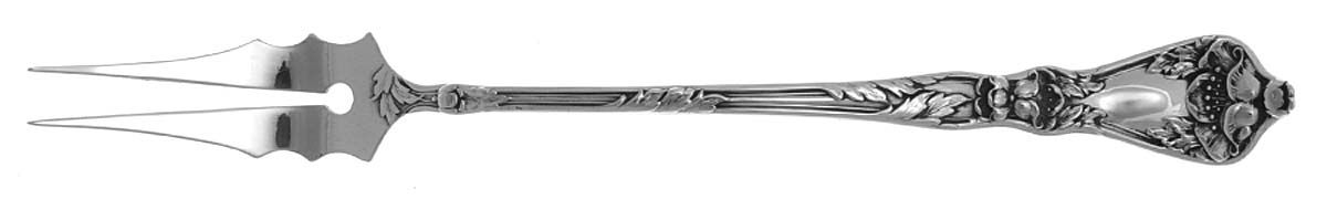 Poppy (Sterling) Long Handle Olive Fork by Baker Manchester-1