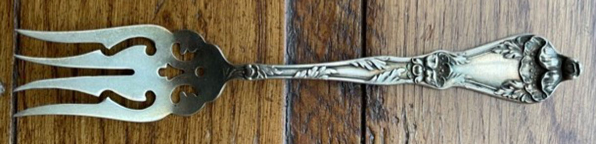 Poppy (Sterling) Small Chipped Beef Fork by Baker Manchester-1