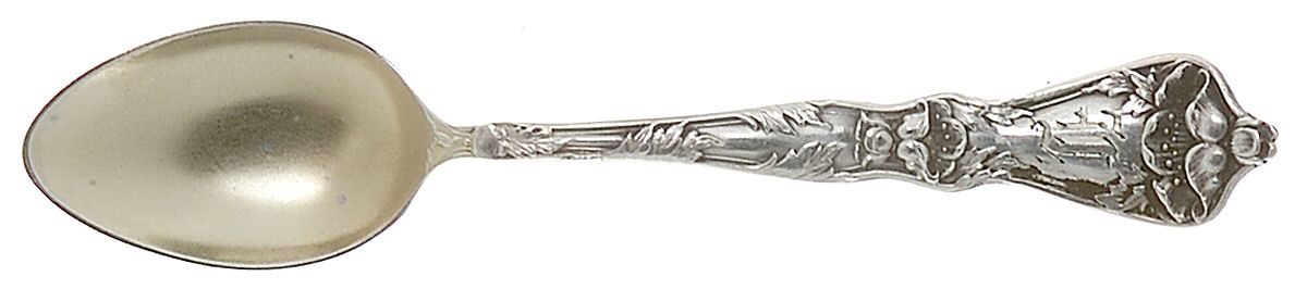 Poppy (Sterling) Monogram Demitasse Spoon by Baker Manchester-1