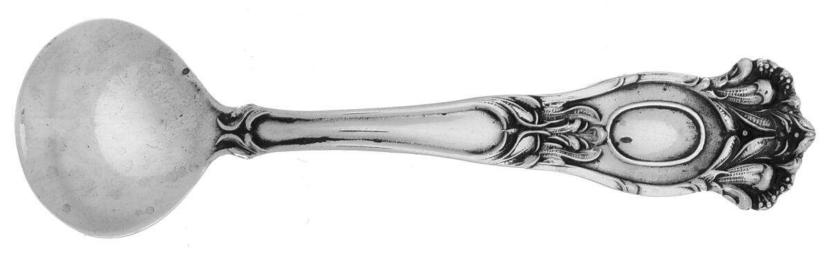 BMS9 (STERLING) Individual Salt Spoon by Baker Manchester-1