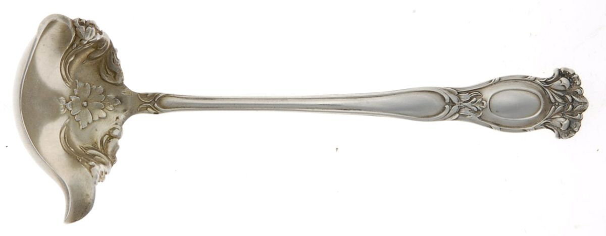 BMS9 (STERLING) Solid Piece Cream Ladle by Baker Manchester-1