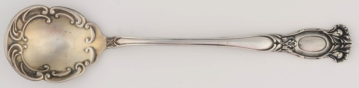 BMS9 (STERLING) Sugar Spoon by Baker Manchester-1