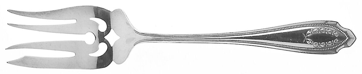 Bridal Wreath (Sterling, 1915) Individual Salad Fork by Baker Manchester-1