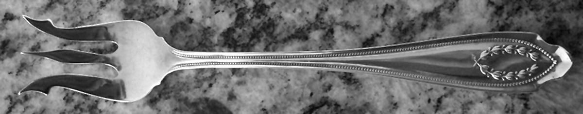 Bridal Wreath (Sterling, 1915) Cocktail/Seafood Fork by Baker Manchester-1