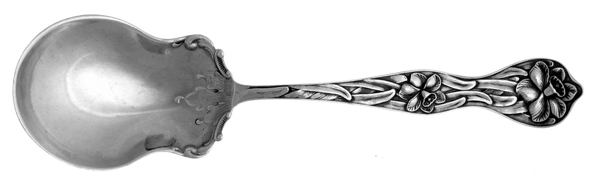Daffodil (Sterling, 1900) Sugar Spoon by Baker Manchester-1