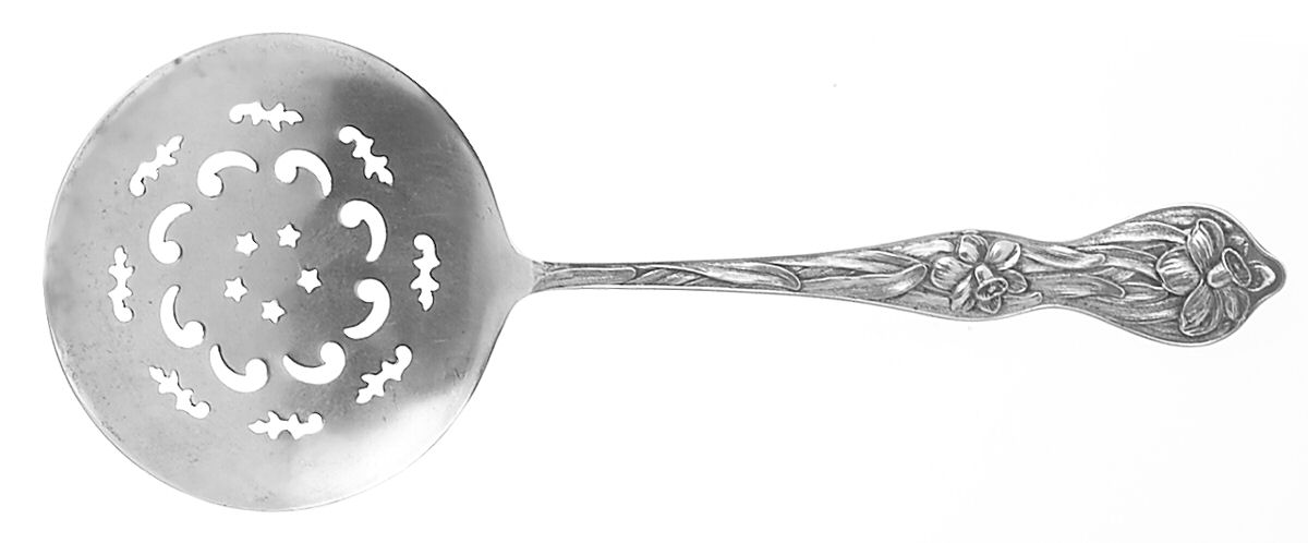 Daffodil (Sterling, 1900) Tomato Server, Solid Piece by Baker Manchester-1