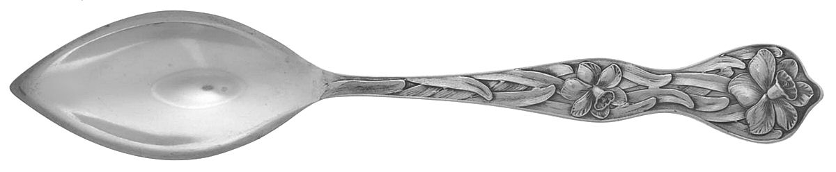 Daffodil (Sterling, 1900) Fruit/Orange Spoon by Baker Manchester-1