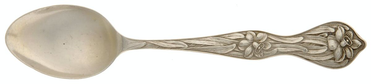 Daffodil (Sterling, 1900) Demitasse Spoon by Baker Manchester-1