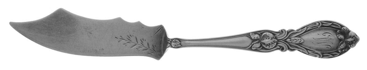Lady Clare (Sterling, 1914) Flat Handle Master Butter Knife by Baker Manchester-1