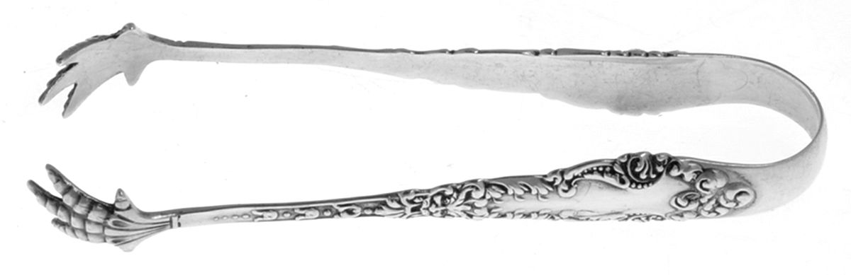 Lafayette (Sterling, 1898) Small Sugar Tongs by Baker Manchester-1