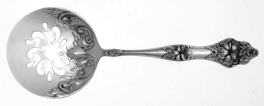 Landers No. 2 (Sterling, 1900, No Monograms) Tomato Server, Solid Piece by Baker Manchester-1