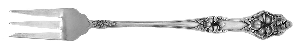 Landers No. 2 (Sterling, 1900, No Monograms) Oyster Fork by Baker Manchester-1