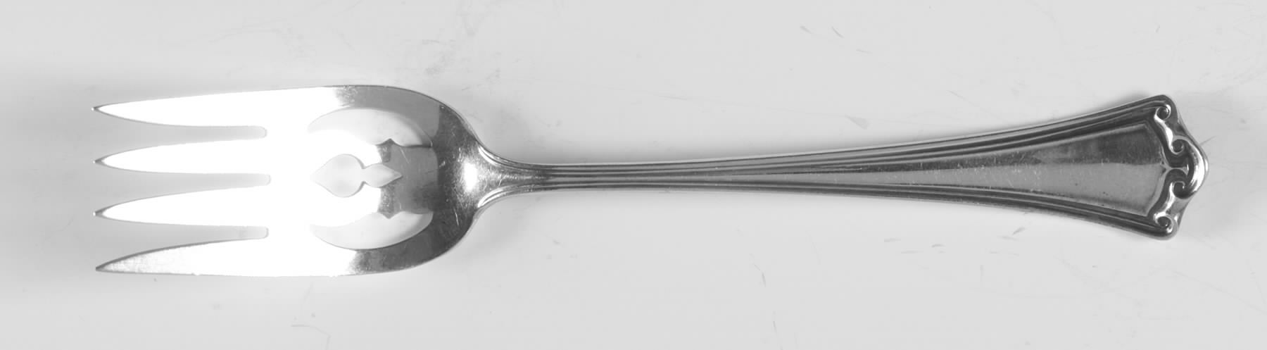Roanoke (Sterling, 1918, No Monograms) Dessert Fork by Baker Manchester-1