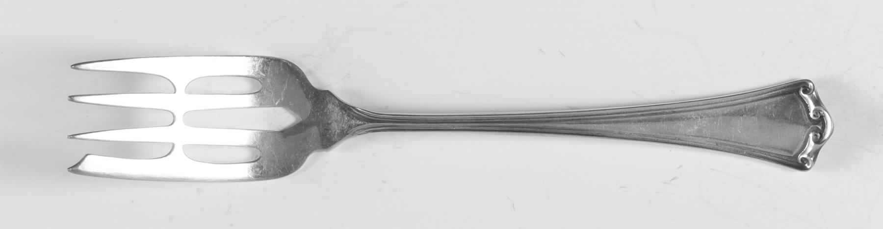 Roanoke (Sterling, 1918, No Monograms) Pastry Fork by Baker Manchester-1