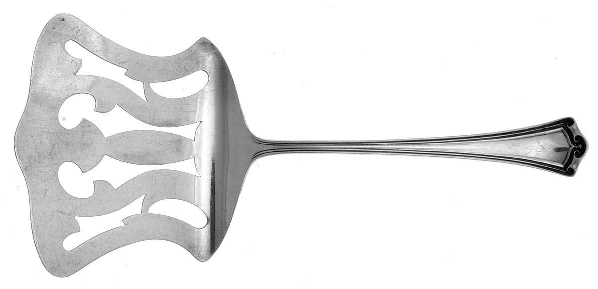 Roanoke (Sterling, 1918, No Monograms) Solid Pierced Waffle Server by Baker Manchester-1