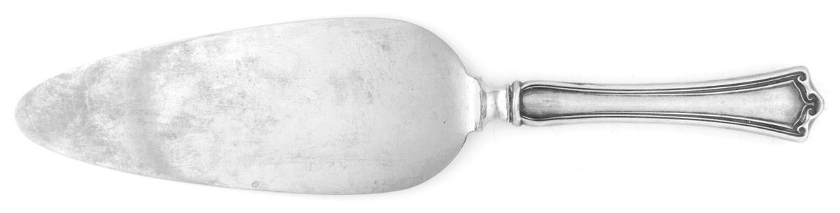 Roanoke (Sterling, 1918, No Monograms) Pie Server with Silverplate Blade by Baker Manchester-1