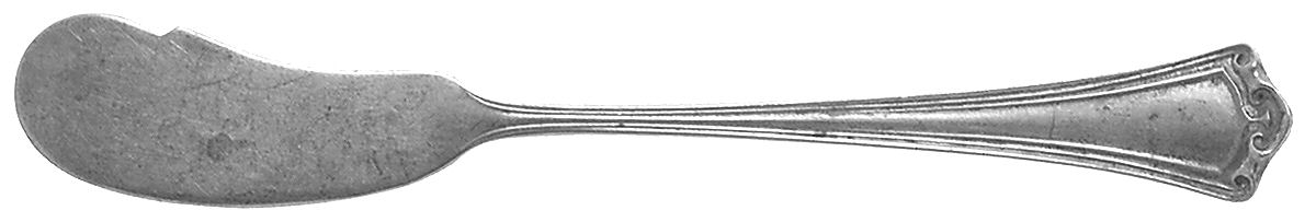 Roanoke (Sterling, 1918, No Monograms) Flat Handle Butter Spreader by Baker Manchester-1